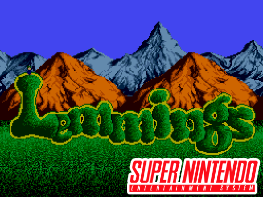 Lemmings for Super Nintendo